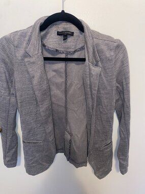 Banana Republic Grey Tailored Career Blazer